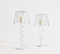 Cordelia Glass Lamp Candle Holder