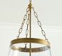 Elizabeth Glass Tapered Pendant (18&quot;)