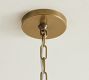 Elizabeth Glass Tapered Pendant (18&quot;)