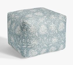 Sloan Printed Pouf