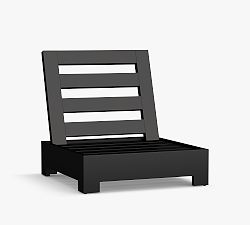 Open Box: Malibu Metal Platform Outdoor Lounge Chair Frame (33") - Black