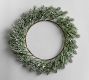 Frosted Pine Wreath Charger Plates - Set of 4