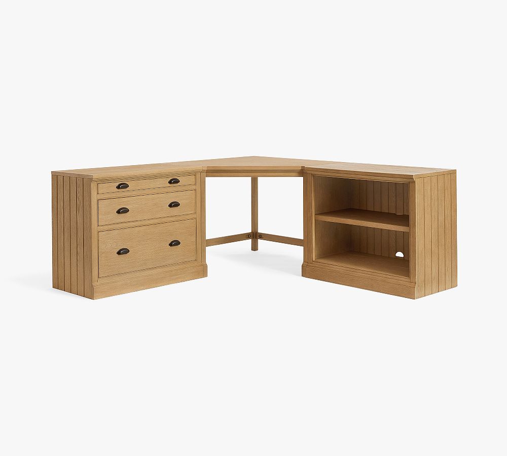 Aubrey Corner Desk (75") - Seadrift