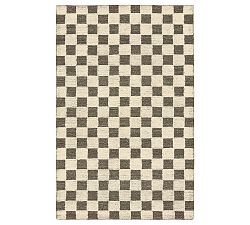 Rina Check Hand-Tufted Wool Rug
