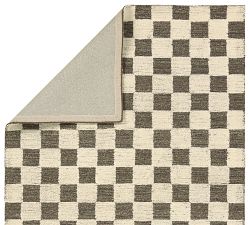 Rina Check Hand-Tufted Wool Rug