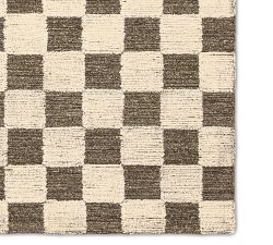 Rina Check Hand-Tufted Wool Rug