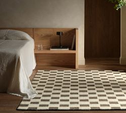 Rina Check Hand-Tufted Wool Rug