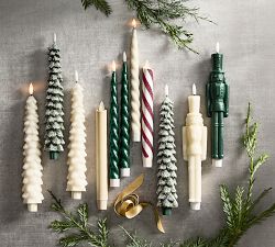 Flameless Spiral Taper Candle