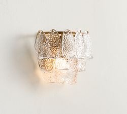 Alexandria Glass Tiered Sconce (8&quot;)