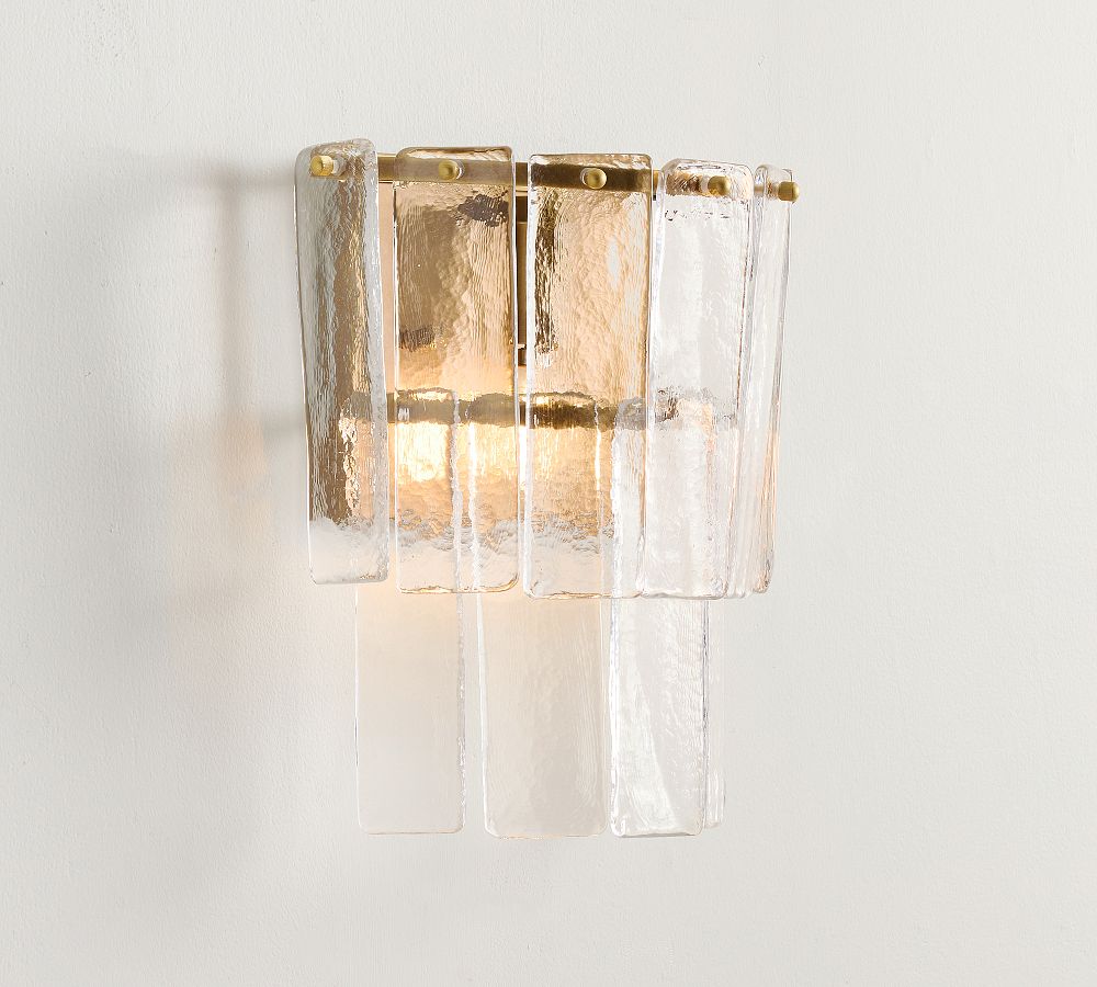 Avalon Cast Glass Sconce (11&quot;)