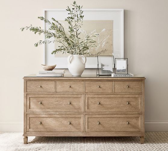 Sausalito 8-Drawer Dresser White Wash Elegance Pottery Barn