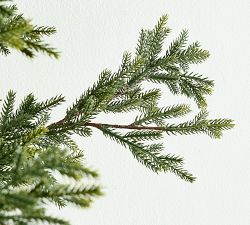 Faux Green Pine Branch