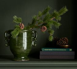 Faux Green Pine Branch