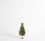 Faux Lit Narrow Pine Tree