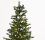 Faux Lit Narrow Pine Tree