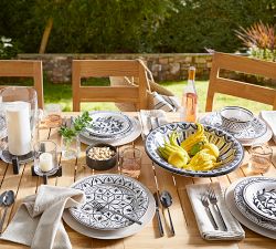 Marrakesh Outdoor Melamine 12-Piece Dinnerware Set