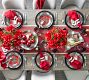 Red Ribbon Handcrafted Stemless Wine Glasses - Set of 6
