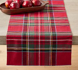 Stewart Plaid Cotton Table Runner