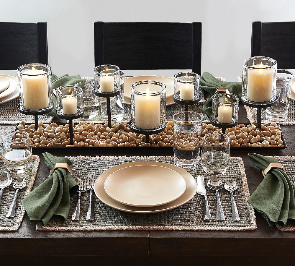 Draper Bronze Candle Holder Centerpiece
