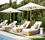 Huntington Wicker Outdoor Single Chaise Lounge
