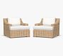 Huntington Wicker Slope Arm Outdoor Lounge Chair