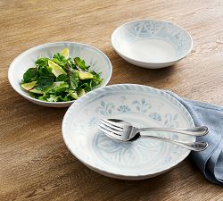 Chambray Tile Stoneware Serveware Collection
