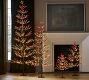 Lit Twinkling Twig Berry Tree
