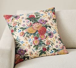 Lyla Floral Reversible Embroidered Pillow