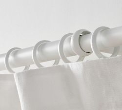 Quiet-Glide Double Curtain Round Rings