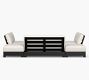 Malibu Metal Platform 5-Piece U-Shaped Sectional (132&quot;)