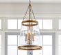 Elizabeth Glass Tapered Pendant (18&quot;)