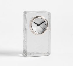 Slab Glass Desktop Clock