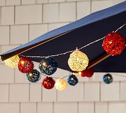 Americana Rattan String Lights