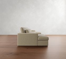 Westwood Slim Arm Deep Seat Double Chaise Sectional (180&quot;)