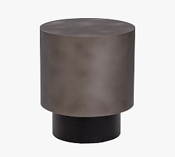 Jasper Round Metal End Table
