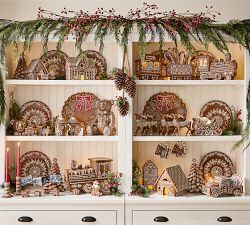 Handcrafted Ceramic Gingerbread Train