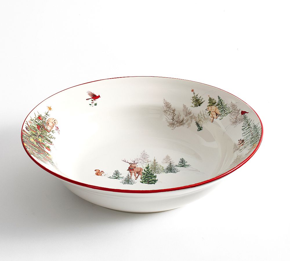 Enchanted Forest Serving Bowl