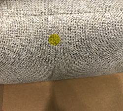 Open Box: PB Comfort Modern Sq Arm Uph Recliner Seadrift, Poly Wrap Cushions, Perf Mid Tweed Stone