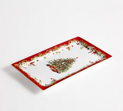 Nostalgic Christmas Icon Serving Platter