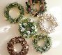 Faux Lit Leafy White Berry Wreath &amp; Garland