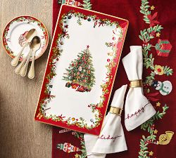 Nostalgic Christmas Icon Serving Platter