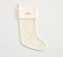Floral Quilted Velvet Stocking