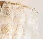 Alexandria Glass Round Tiered Flush Mount (18&quot;)