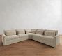 Westwood Slim Arm Deep Seat 3-Piece L-Shaped Wedge Sectional (130&quot;)