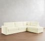 Westwood Square Arm Slipcovered Return Bumper Sectional (117&quot;-129&quot;)