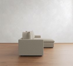 Union Scatterback Chaise Sectional (110&quot;)