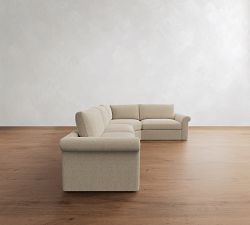 Westwood Roll Arm 3-Piece Wedge Sectional (131&quot;)