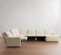 Larkspur Power Reclining L-Shaped Wedge Chaise Sectional-Storage Available (175&quot;-188&quot;)