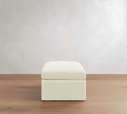 Reya Slipcovered Modular Sectional Ottoman
