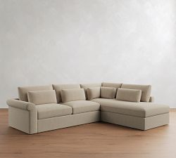 Westwood Roll Arm Deep Seat Return Bumper Sectional (125&quot;-137&quot;)